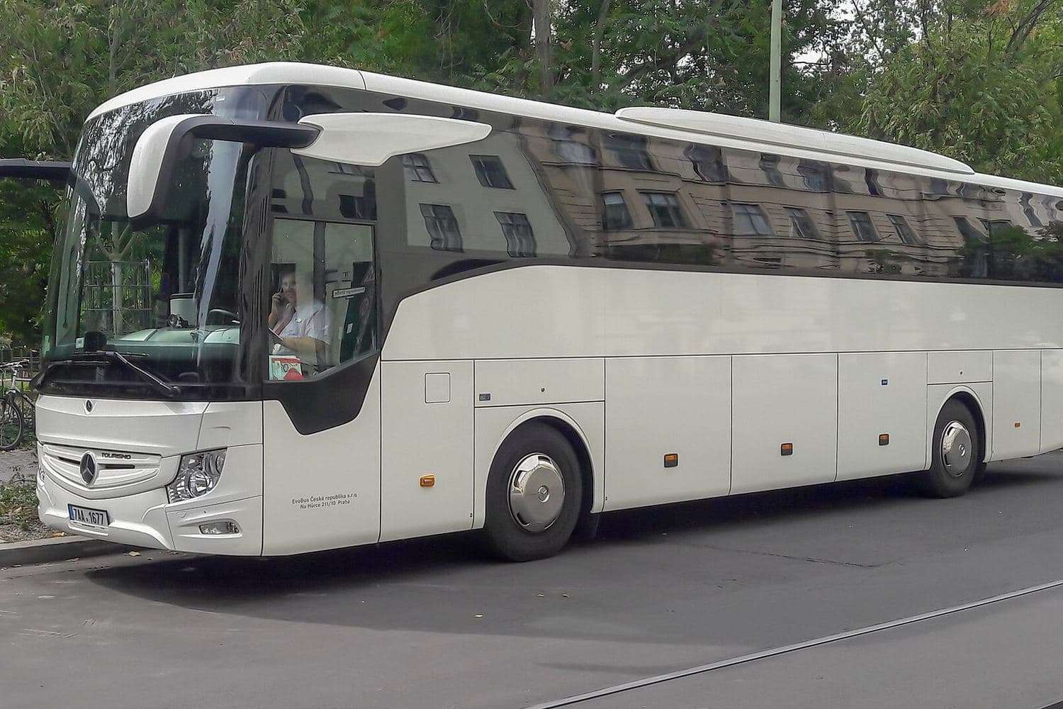 Fernreisebus der Flotte von Big Bus Europa